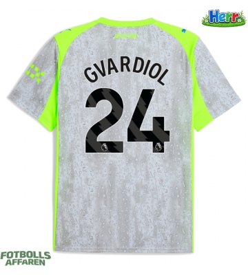 Manchester City Josko Gvardiol #24 Tredje Tröja 2025-26 Kortärmad